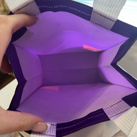 European Wax Center Small Purple Reusable Shopping Tote Bag - Picture 3 of 6